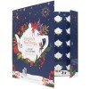 English Tea Shop Book Style Christmas Night Advent Calendar 25 Tea Pyramid