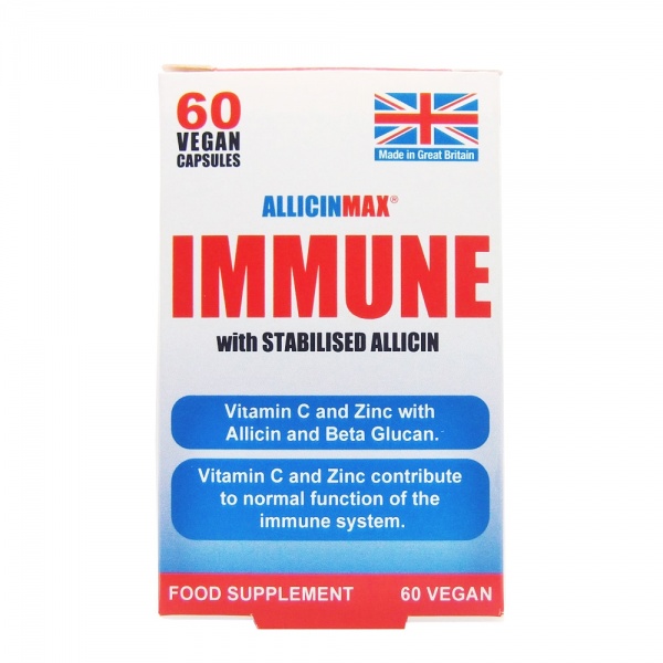 Allicin Max Immune with Stabilised Allicin 60 Vegan Capsules