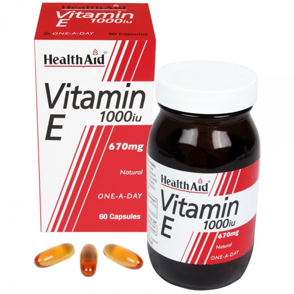 HealthAid Vitamin E 1000iu 60 Capsules