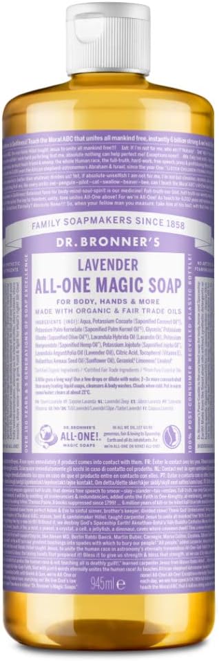 Dr. Bronner's All One Lavender Castile Liquid Soap 475ml