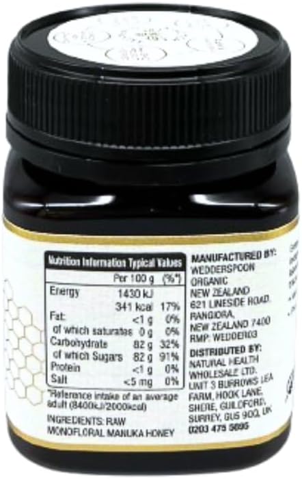 Wedderspoon | MGO 850 RAW Manuka Honey 250g