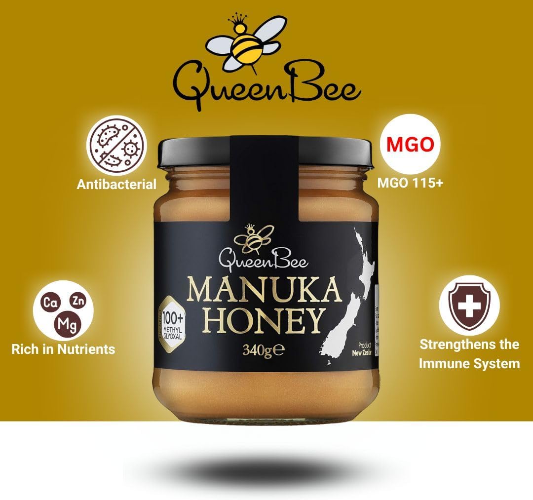 Queen Bee Manuka Honey MGO115+ | 340g