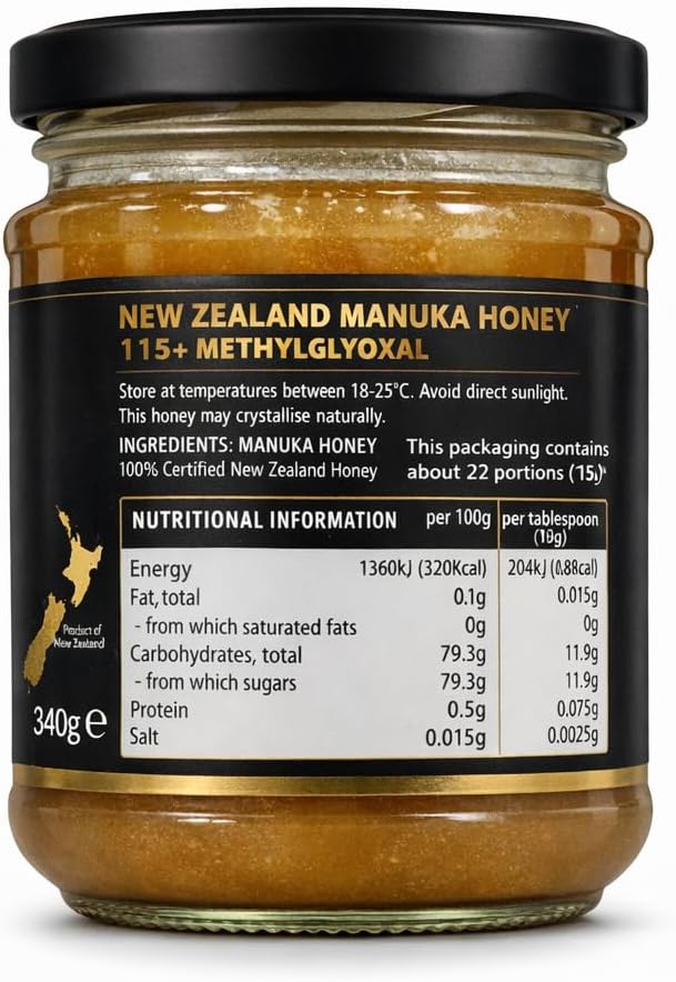 Queen Bee Manuka Honey MGO115+ | 340g