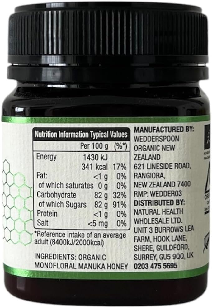 Wedderspoon | MGO 400 RAW Manuka Honey 250g