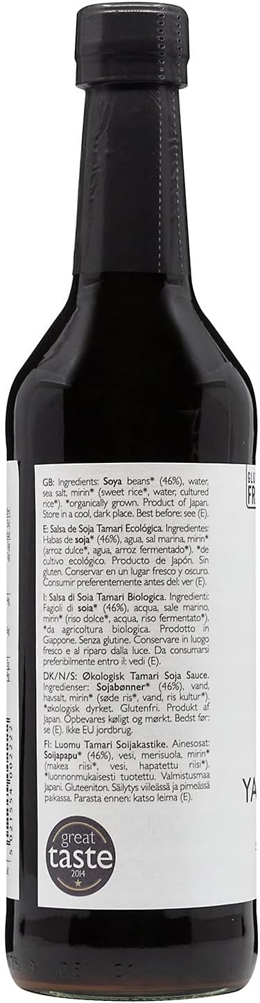Organic Japanese Yaemon Tamari Soya Sauce | Double Strength | 500ml 