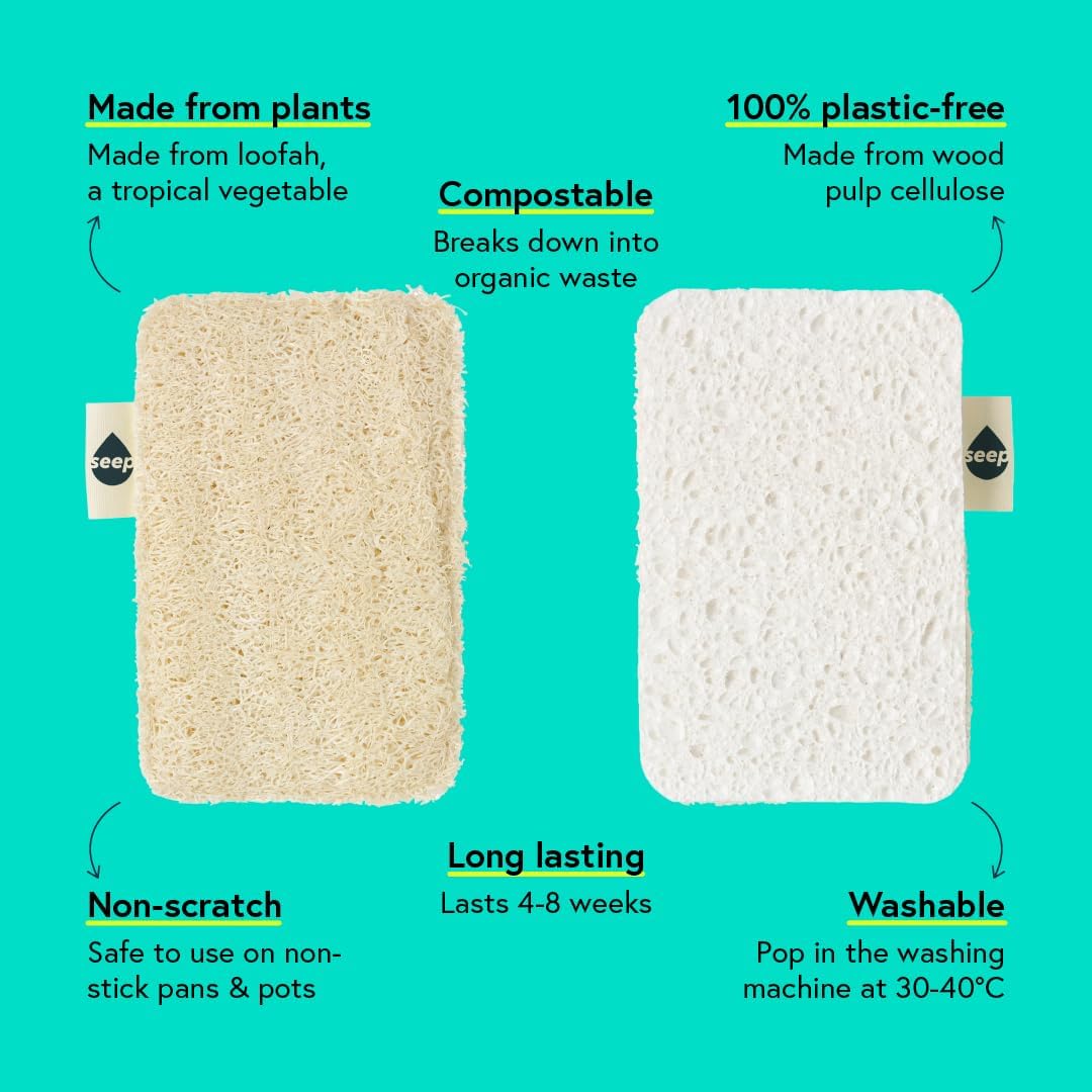 Seep Sponge Scourer 4pk 68g