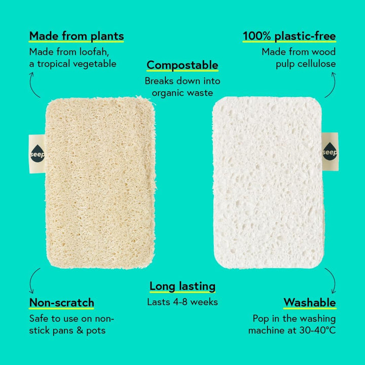 Seep Sponge Scourer 4pk 68g