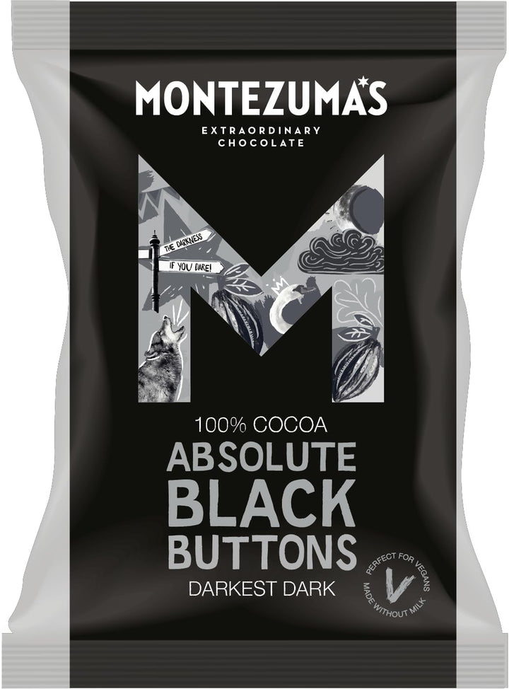 Montezumas Absolute Black Button | 120g