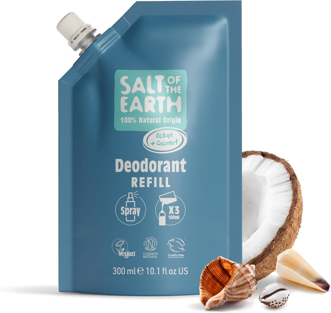Salt of the Earth Deo Spray Refill Ocean &amp; Coconut 300ml