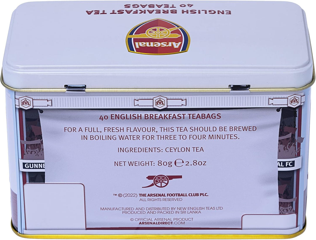 Arsenal Classic Tea Tin | 40 Teabags