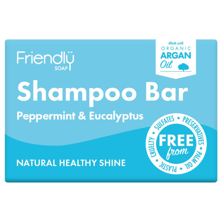 Friendly Soap - Shampoo Bar Peppermint &amp; Eucalyptus 95g