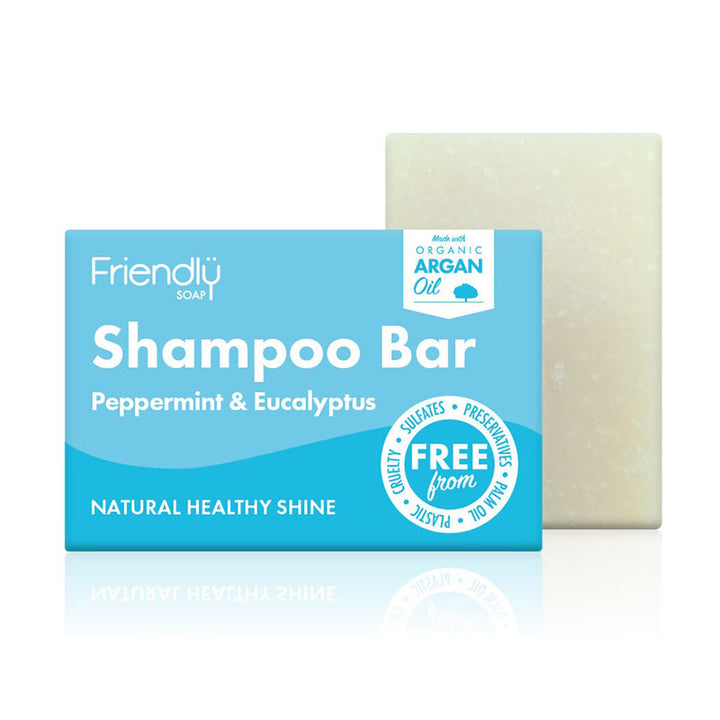 Friendly Soap - Shampoo Bar Peppermint &amp; Eucalyptus 95g