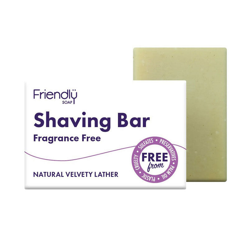 Friendly Soap - Shaving Bar Fragrance Free 95g