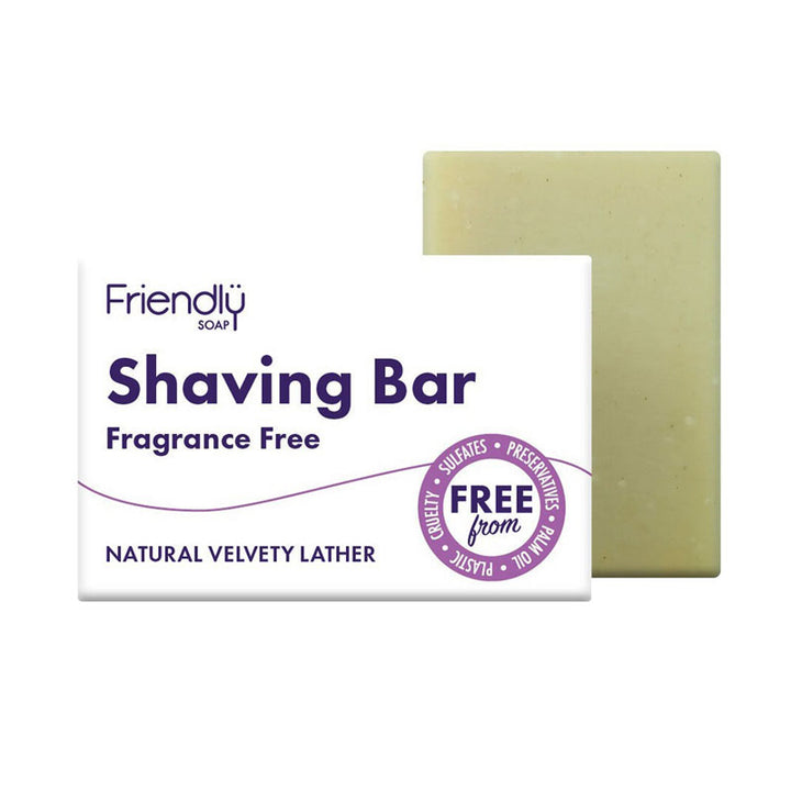 Friendly Soap - Shaving Bar Fragrance Free 95g