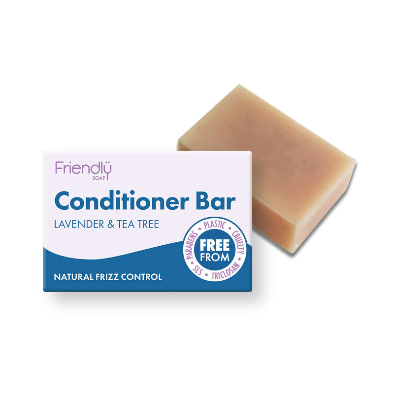 Friendly Soap Lavender &amp; Tea Tree Conditioner Bar 95g