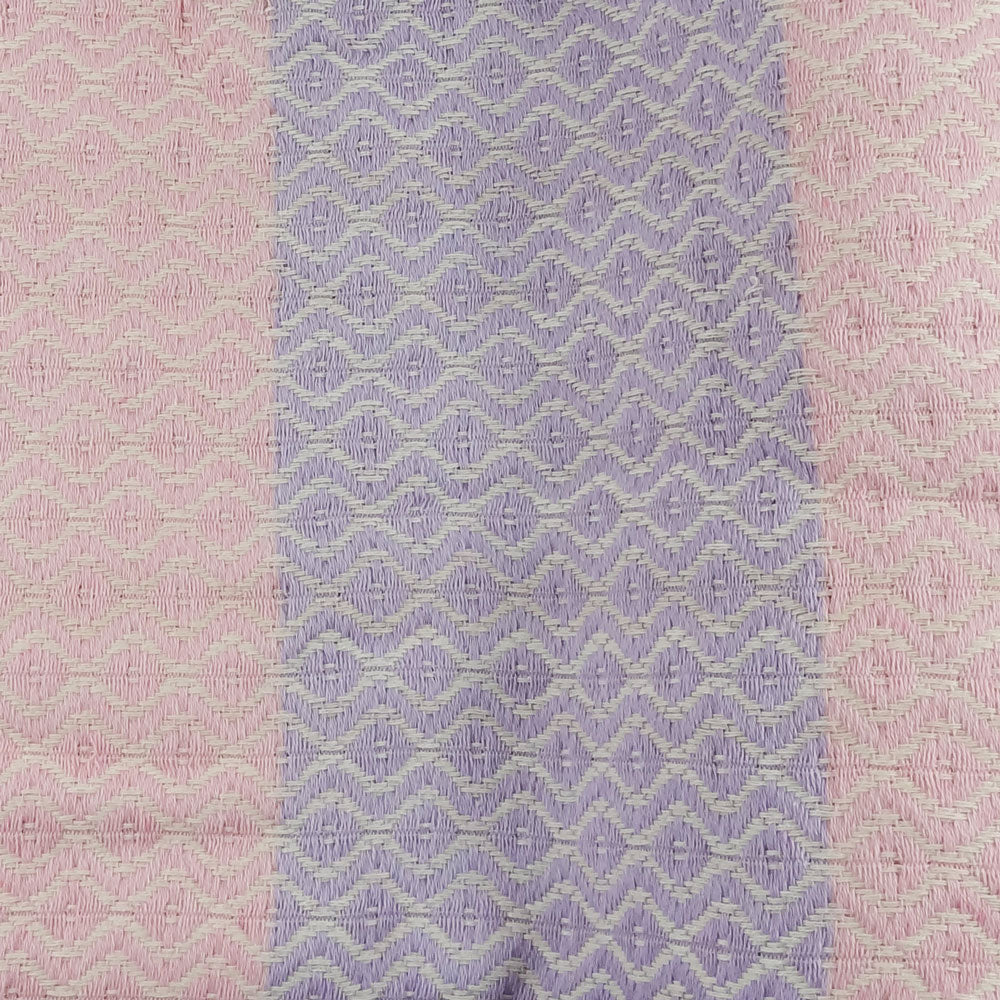 mOrganics Beauty Su Turkish Hammam Peshtemal, Beach Towel Pink &amp; Lilac 100x170cm