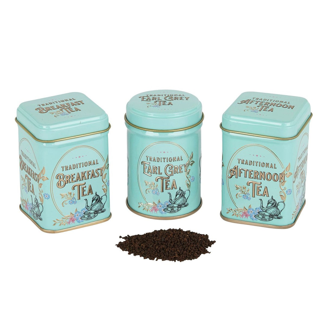 New English Teas Vintage Victorian Mini Tea Tin Triple Gift Pack