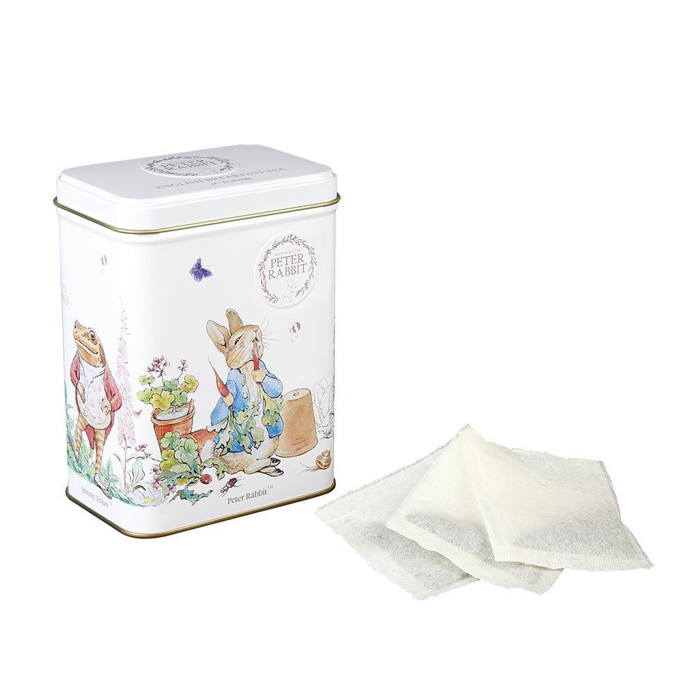 New English Teas Beatrix Potter Collection Tea Tin with 40 English Breakfast Teabags
