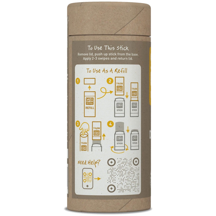 Salt of The Earth Amber + Sandalwood Deodorant Stick 75g