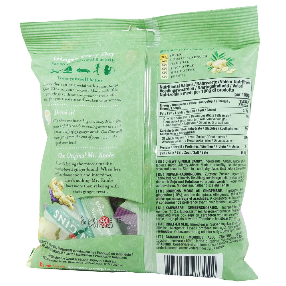 The Ginger People Gin-Gins Original Chewy Candy Bag 150g