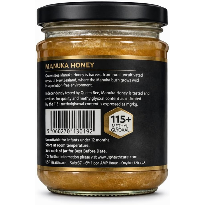 Queen Bee Manuka Honey MGO115+ | 340g