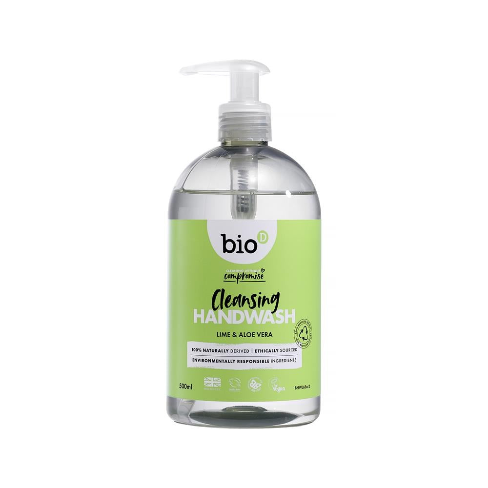 Bio-D Lime &amp; Aloe Vera Sanitising Hand Wash 500ml