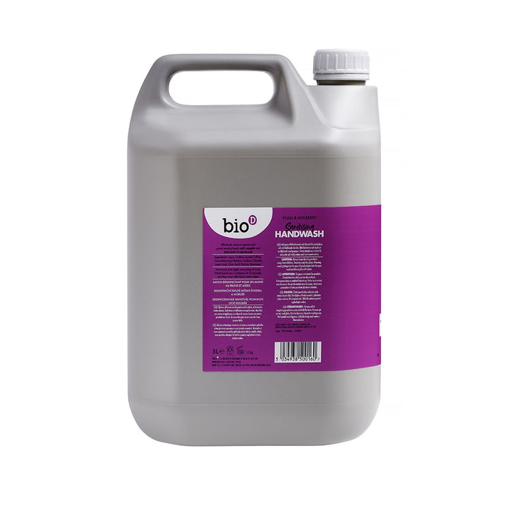 Bio-D Plum &amp; Mulberry Sanitising Hand Wash 5L