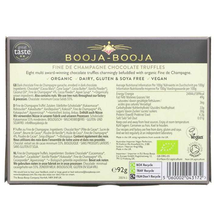 Booja-Booja Fine De Champagne | 92g