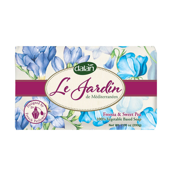 Dalan Le Jardin Pure Vegetable Soap Freesia &amp; Sweet Pea 200g