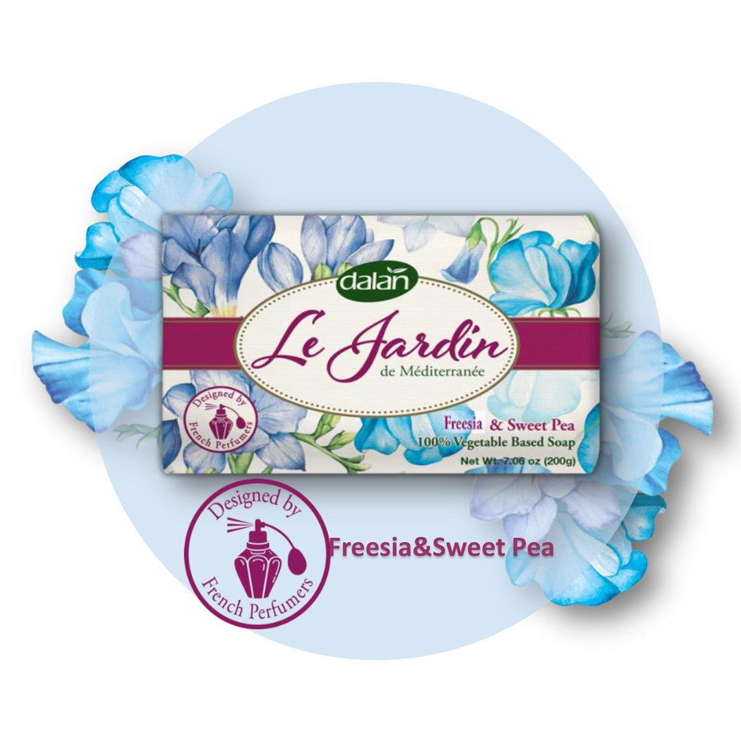 Dalan Le Jardin Pure Vegetable Soap Freesia &amp; Sweet Pea 200g