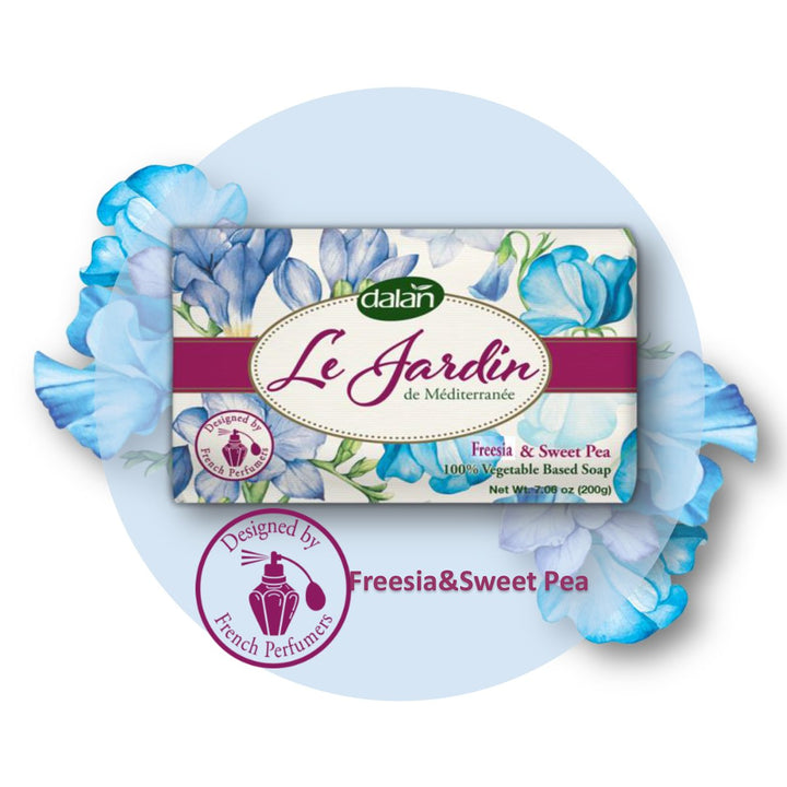 Dalan Le Jardin Pure Vegetable Soap Freesia &amp; Sweet Pea 200g