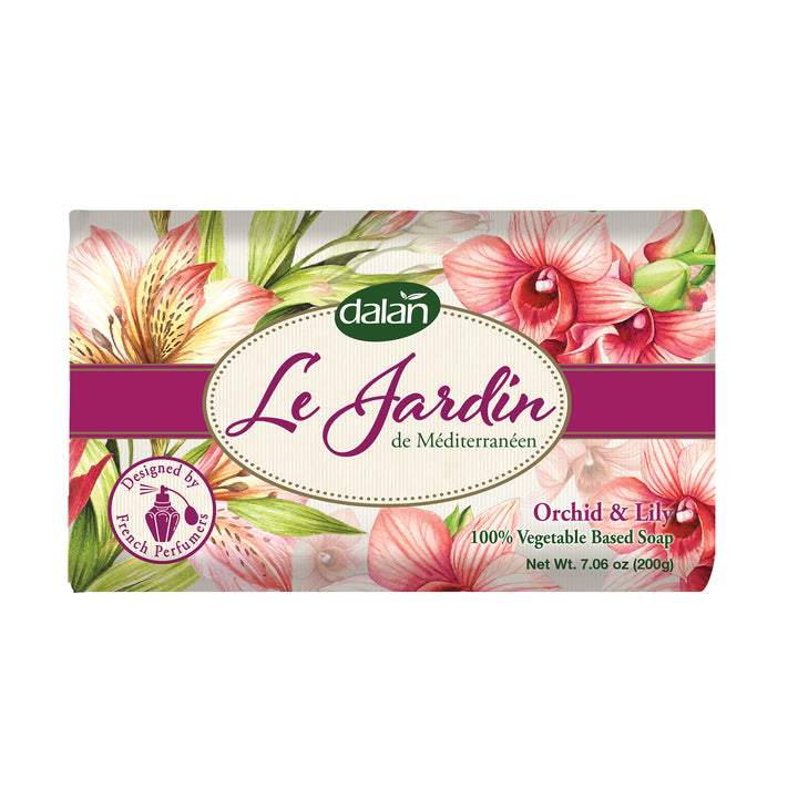 Dalan Le Jardin Pure Vegetable Soap Orchid &amp; Lily 200g