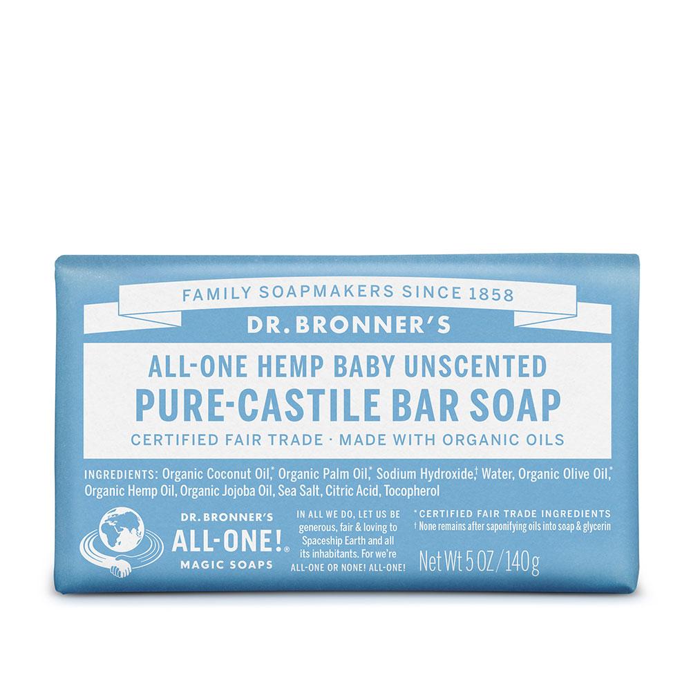 Dr. Bronner's Organic Baby Mild Soap Bar 140g