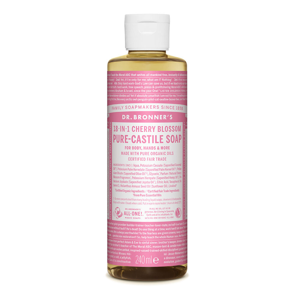 Dr Bronner's Cherry Blossom Pure Castile Soap 240ml