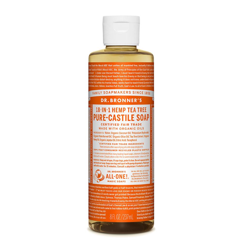 Dr. Bronner's Tea Tree Castile Liquid Soap 237ml