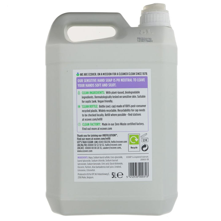 Ecover Hand Soap | Lavender &amp; Aloe Vera | 5L