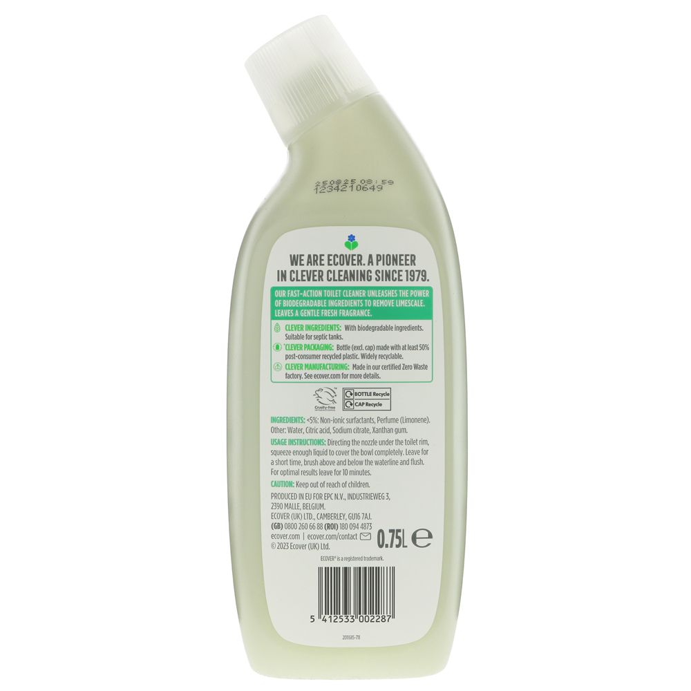 Ecover Toilet Cleaner Pine &amp; Mint | 750ml | Pack of 6