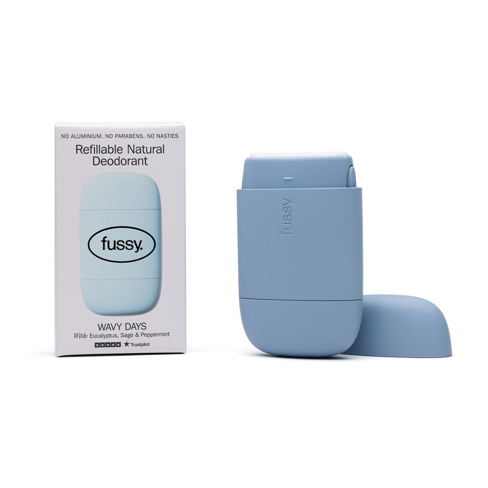 Fussy Refillable Natural Deodorant Wavy Days | 40g	