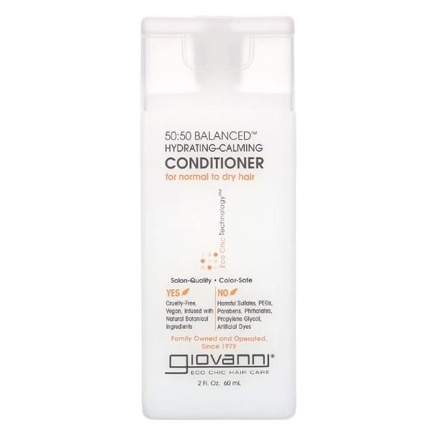 Giovanni 50:50 Balanced Hydrating Calming Conditioner 60ml (Travel Size)