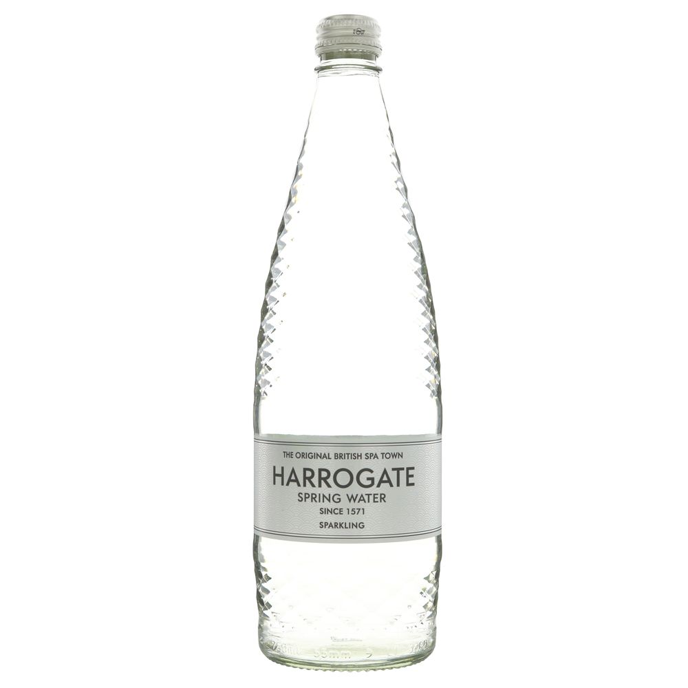 Harrogate Spring Water Sparkling | Glass 750ml | Pack of 12