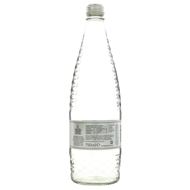 Harrogate Spring Water Sparkling | Glass 750ml | Pack of 12
