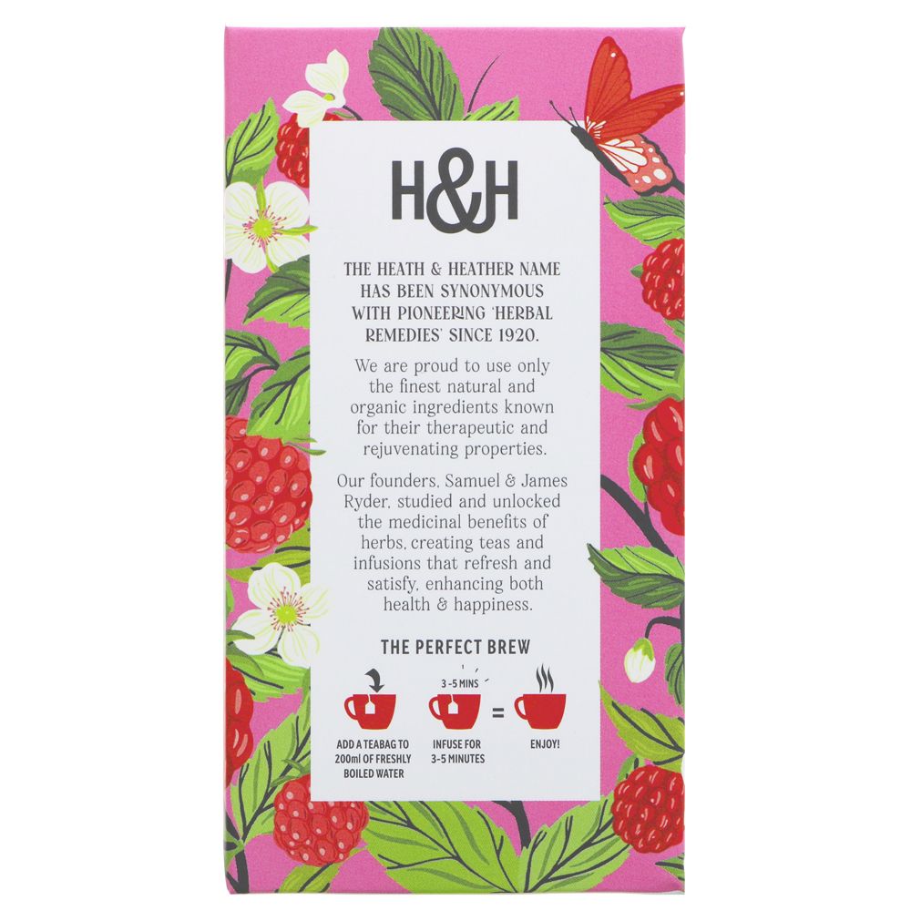 Heath And Heather Raspberry Leaf | 20 Teabags