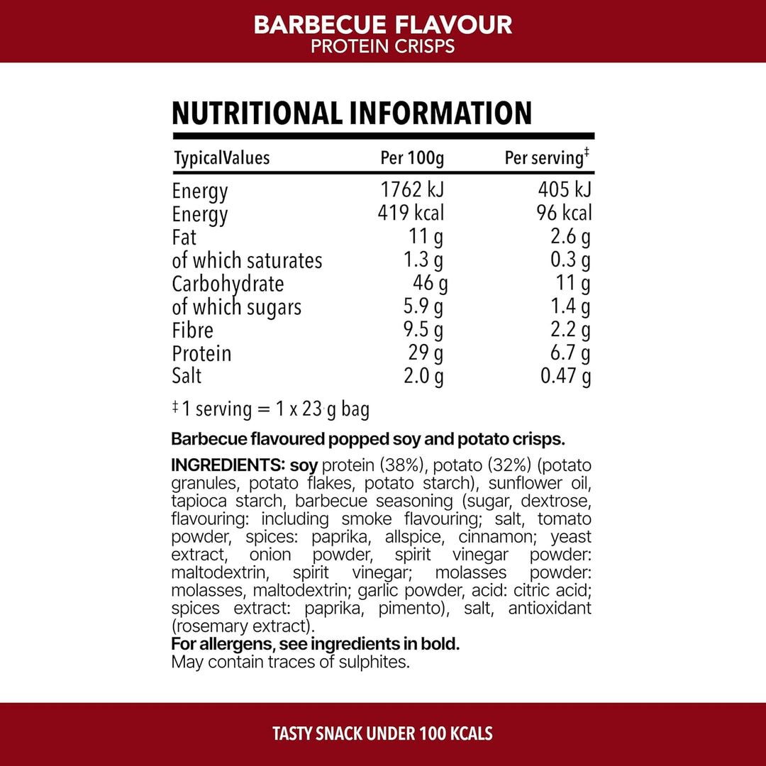SlimFast Protein Crisps BBQ | 23g	