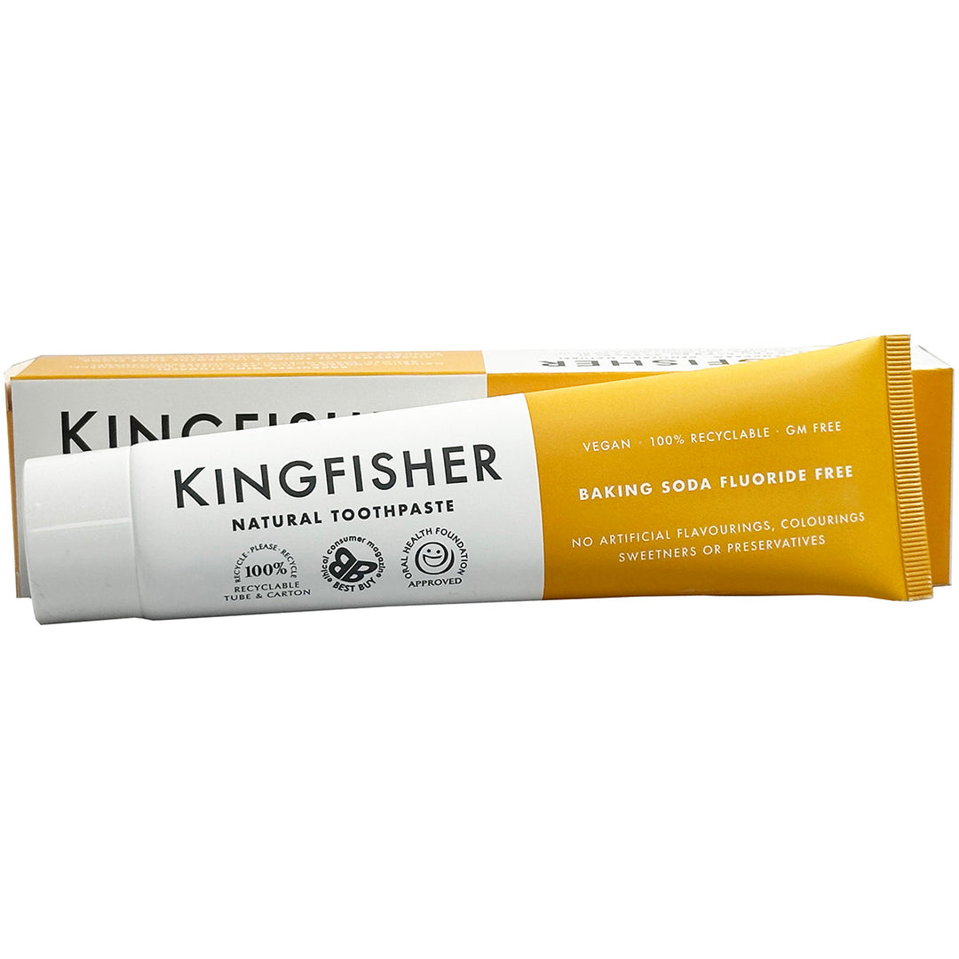 Kingfisher Baking Soda Toothpaste Fluoride Free 100ml (Pack of 3)