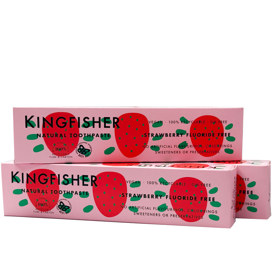 Kingfisher Childrens Strawberry Toothpaste 100ml (Pack of 3)
