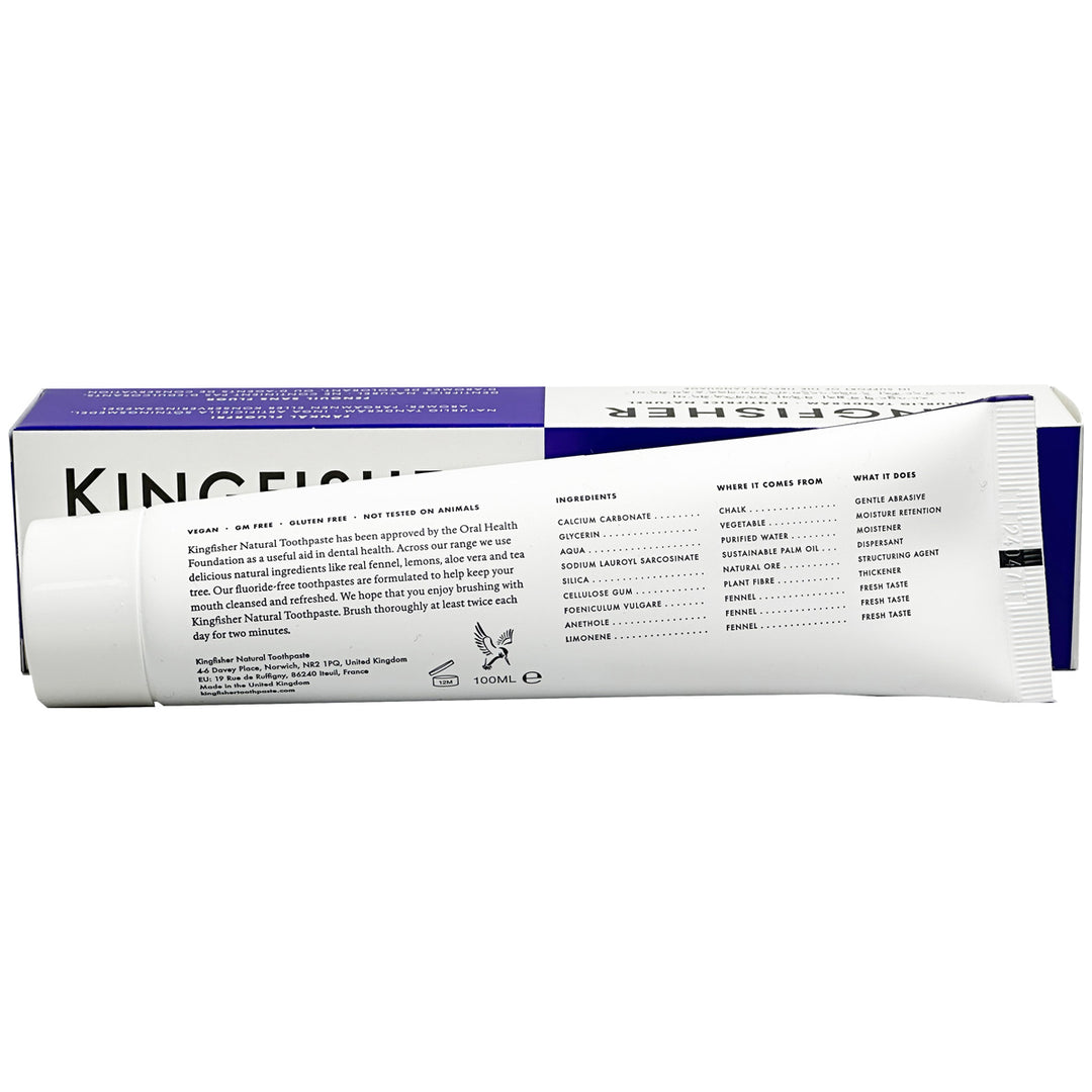 Kingfisher Fennel Toothpaste Fluoride Free 100ml