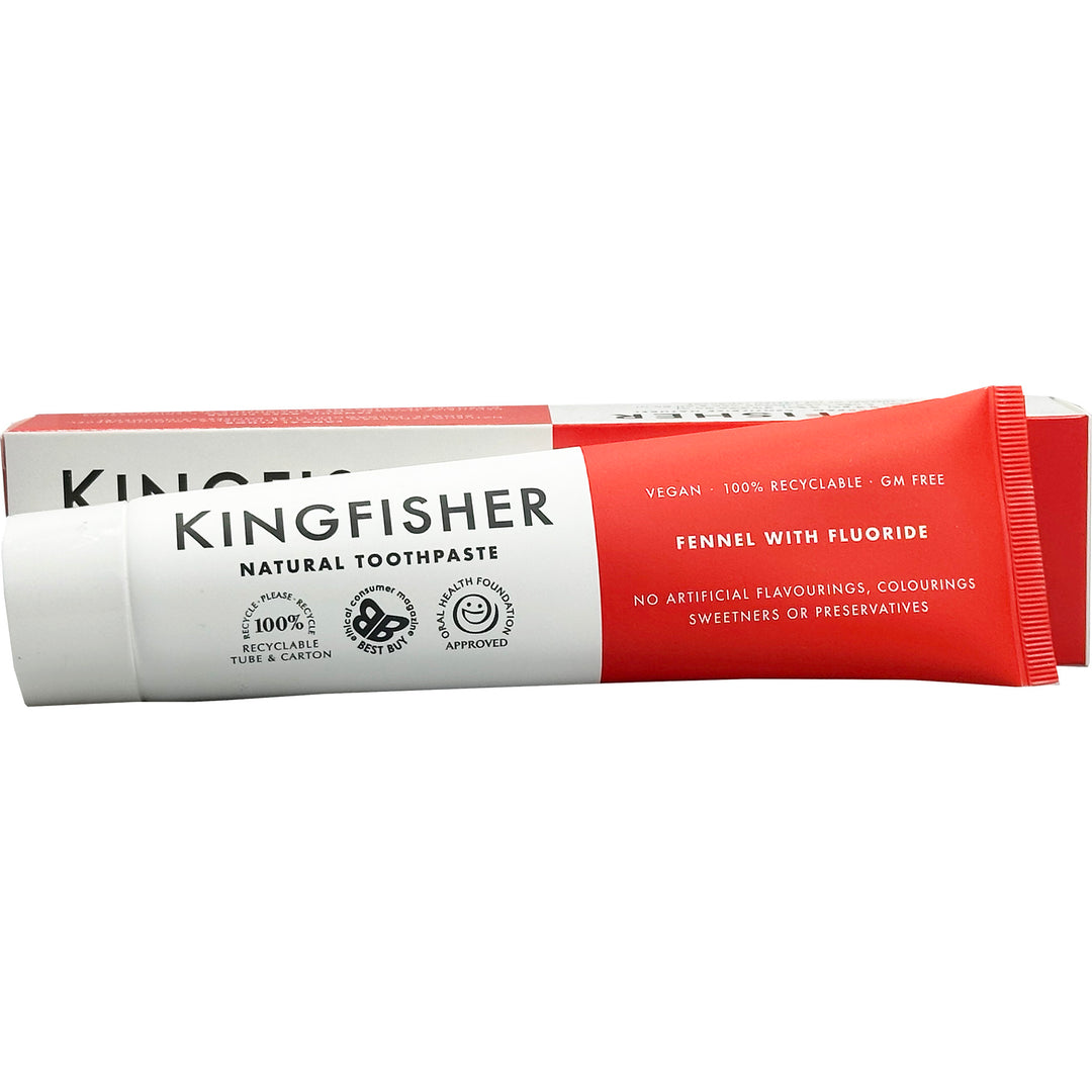 Kingfisher Fennel Toothpaste With Fluoride 100ml (Pack of 3)