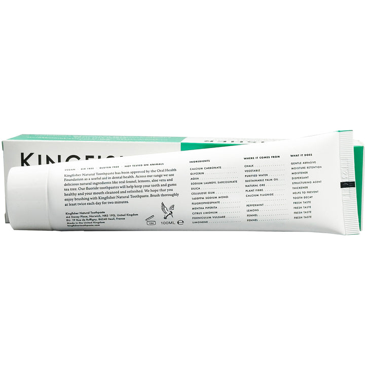 Kingfisher Mint Toothpaste With Fluoride 100ml