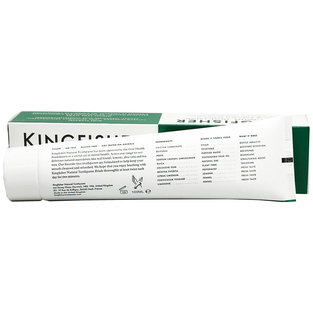 Kingfisher Mint Toothpaste Fluoride Free 100ml
