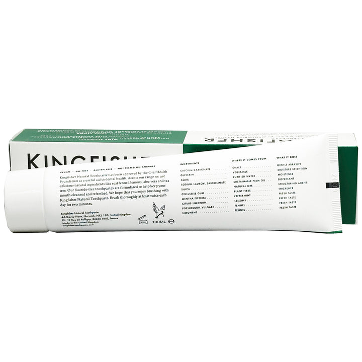 Kingfisher Mint Toothpaste Fluoride Free 100ml